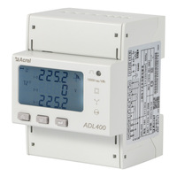 Medidor de Energía Multifunción Trifásico ADL400, Montaje en Riel DIN, RS485 Modbus, Pantalla LCD, Precisión 0.5S, 3x220 380V 50A