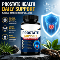 Capsules de Palmier Serruier Lyrabird OEM, 30 Multivitamines à base de plantes avec Zinc et Sélénium, Soutiennent la Santé de la Prostate et des Voies Urinaires des Hommes