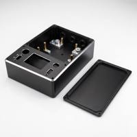Solusi Satu Pintu Masuk untuk Casing Meteran Aluminium CNC Milling Anodized Hitam dengan Gambar Kustom untuk Produsen Alat Ukur