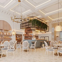 Aménagement intérieur de café, comptoirs de bar à café, vitrines pour salon de thé, présentoirs en verre, personnalisation complète de la décoration