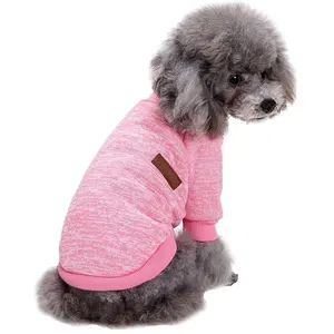 Okey Okey Custom Huisdier Hond Kleding Hond Trui Zachte Verdikking Warm Pup Shirt Winter Puppy Trui