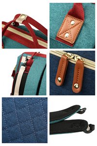 Bolsa de Pañales Impermeable Personalizada para Mamá y Bebé, Mochila, Juego de Bolsas para Bebé, Multifuncional para Viajes - Product Image 3