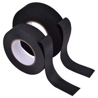 Ruban adhésif électrique noir pour automobile - Bande de protection haute température anti-friction pour faisceau de câblage de voiture