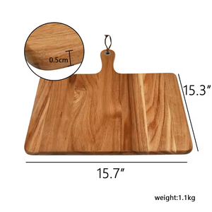 Macinazione dei rifiuti e vuole Lap bancone racchetta tagliere in legno di bambù Pizza tagliere Paddle Peel Pizza con manico - Product Image 6