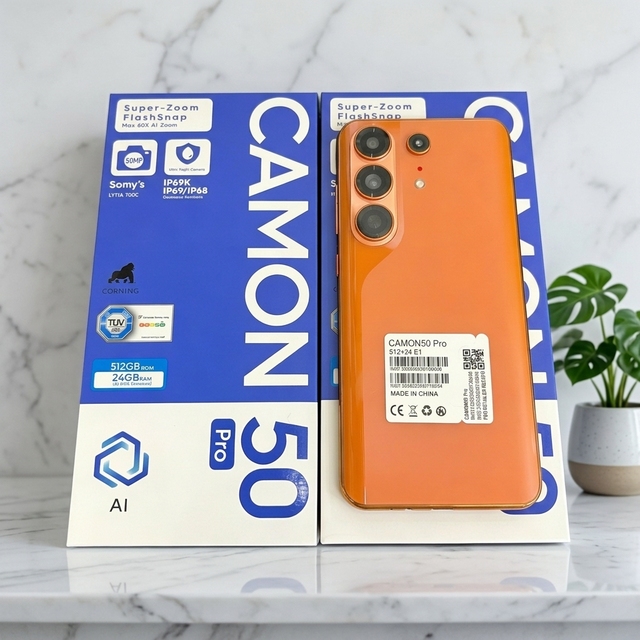 Wholesale New Original Camon50 Pro 5G Global Unlocked Smartphone 6.7 Inch Curved Screen 512GB Big Storage 45W Fast Charge