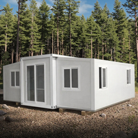 Maison conteneur extensible, hôtel modulaire préfabriqué en acier moderne, mini-maison portable