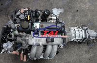 Moteur à essence haute performance d'occasion, 4 cylindres, 2,2 L, en acier, 4Y 491Q, assemblé pour Hiace/Hilux (1995-2006), garantie de 6 mois