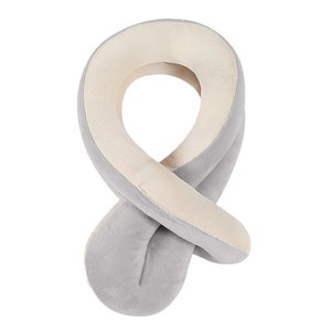 Oreiller de voyage en forme de U Kunwei 28x26x14cm, support cervical portable pour avion et bureau - Product Image 2