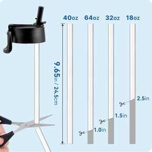 <span class=keywords><strong>Bouchon</strong></span> de bouteille d'eau sport en plastique PP écologique avec <span class=keywords><strong>paille</strong></span> et design moderne, certifié CE/UE, personnalisable, vente en gros - Product Image 2