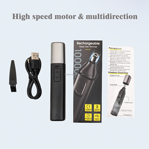 Vendita calda di alta qualità ricaricabile <span class=keywords><strong>naso</strong></span> orecchio trimmer sicurezza a basso rumore lavabile rasoio elettrico <span class=keywords><strong>per</strong></span> uomo uomo - Product Image 3