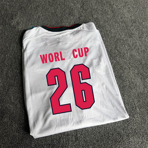 قميص منتخب وطني مخصص عالي الجودة لكأس العالم 2026، قمصان كرة قدم سريعة الجفاف برقم 26، ملابس كرة قدم رجالية قابلة للتنفس - Product Image 1