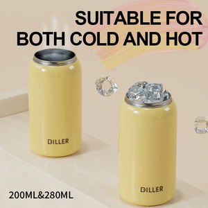 DILLER多功能口袋瓶SUS316不锈钢真空保温水瓶便携式防漏不倒翁 - Product Image 6