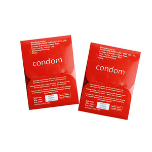 3 pièces de préservatifs en carton, préservatifs colorés, préservatifs en vrac de marque OEM, prix d'usine - Product Image 4