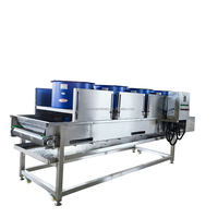 Aardappel-frites was-, reinigings-, verwerkings- en ontwateringsmachine, gefrituurde voedsel ontvettingslijn, notenreinigings- en luchtdroogmotor