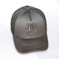 Gorra Trucker con Bordado Personalizado en 3D, Tejido de Malla Transpirable, Diseño Casual Unisex, Hecha en Vietnam, Empacada en Caja