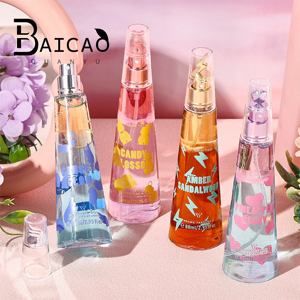 Flacon de parfum portable haut de gamme rechargeable 80 ml, flacon en verre avec vaporisateur à pression - Product Image 4