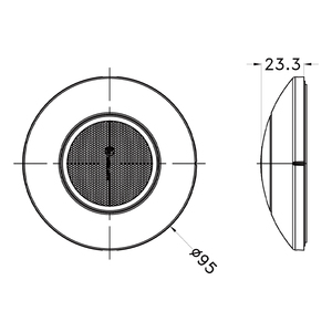 Chất lượng cao màu đen nhà ở 3 inch 14 Wát bề mặt gắn kết Dome ánh sáng Vòng <span class=keywords><strong>LED</strong></span> cảnh ánh sáng 9-32V Điện áp & IP67 cho các sự kiện ngoài trời - Product Image 6