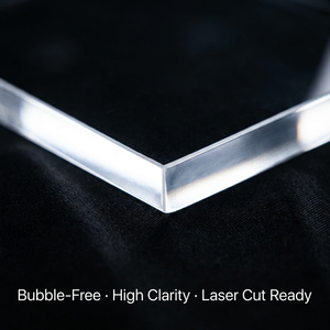 Plaque en acrylique coulé transparent 1mm-50mm, taille personnalisée, panneau <span class=keywords><strong>PMMA</strong></span> pour <span class=keywords><strong>gravure</strong></span> <span class=keywords><strong>laser</strong></span> - Product Image 2