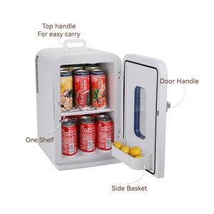 Réfrigérateur portable 15L en mousse ABS PU double température, silencieux, pour voiture, maison, bureau, chambre à coucher, bière, nourriture, médicaments - Product Image 6