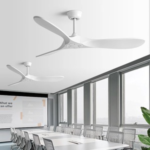 <b>Ceiling</b> <b>Fan</b> Wood Blade DC Motor <b>Remote</b> <b>Control</b> Quiet Design For Living Room Dining Room - Product Image 2