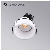 Spots encastrés Foshan Dali, spots de plafond inclinables à grandes bordures, pack blanc 97 CRI D350mm 110mm 172mm 230