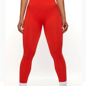 Leggings Deportivos Sin Costuras para Mujer, Cintura Alta, para Entrenamiento, Yoga, Gimnasio, Elásticos, Transpirables - Product Image 6