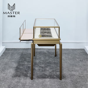 Vitrines de montres verrouillables en gros d'usine, éclairage LED, design d'intérieur de bijouterie, vitrine en verre trempé résistant - Product Image 3