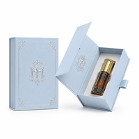 Boîte d'emballage magnétique écologique personnalisée pour parfum, avec gaufrage et revêtement UV, doublure en carton ondulé kraft pour flacons de parfum de luxe, idéale pour les cadeaux