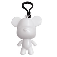 Figurine d'ours blanc à peindre à l'eau DIY, 18/23/33/53/75/100 cm de haut, surface givrée, ours violent à peindre à l'eau DIY, jouet pour enfants, œuvre d'art
