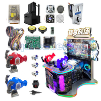 Kits de rue pour adultes Kit de boulons de champ de bataille avec armoire de simulation de carte LCD pour jeu de balle de tir d'arcade à pièces