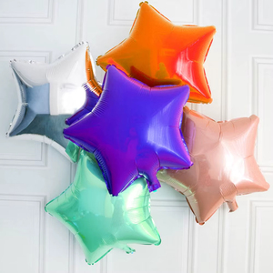 All'ingrosso palloncini Mylar a forma di stella 5 <span class=keywords><strong>10</strong></span> 18 pollici lamina di alluminio lucida usa e getta per matrimoni Baby shower Halloween - Product Image 6