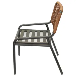 Ротанговые французские стулья и стол для бистро, французские бистро седи из ротанга, садовые наборы из бамбука, набор для патио и бистро, уличная мебель