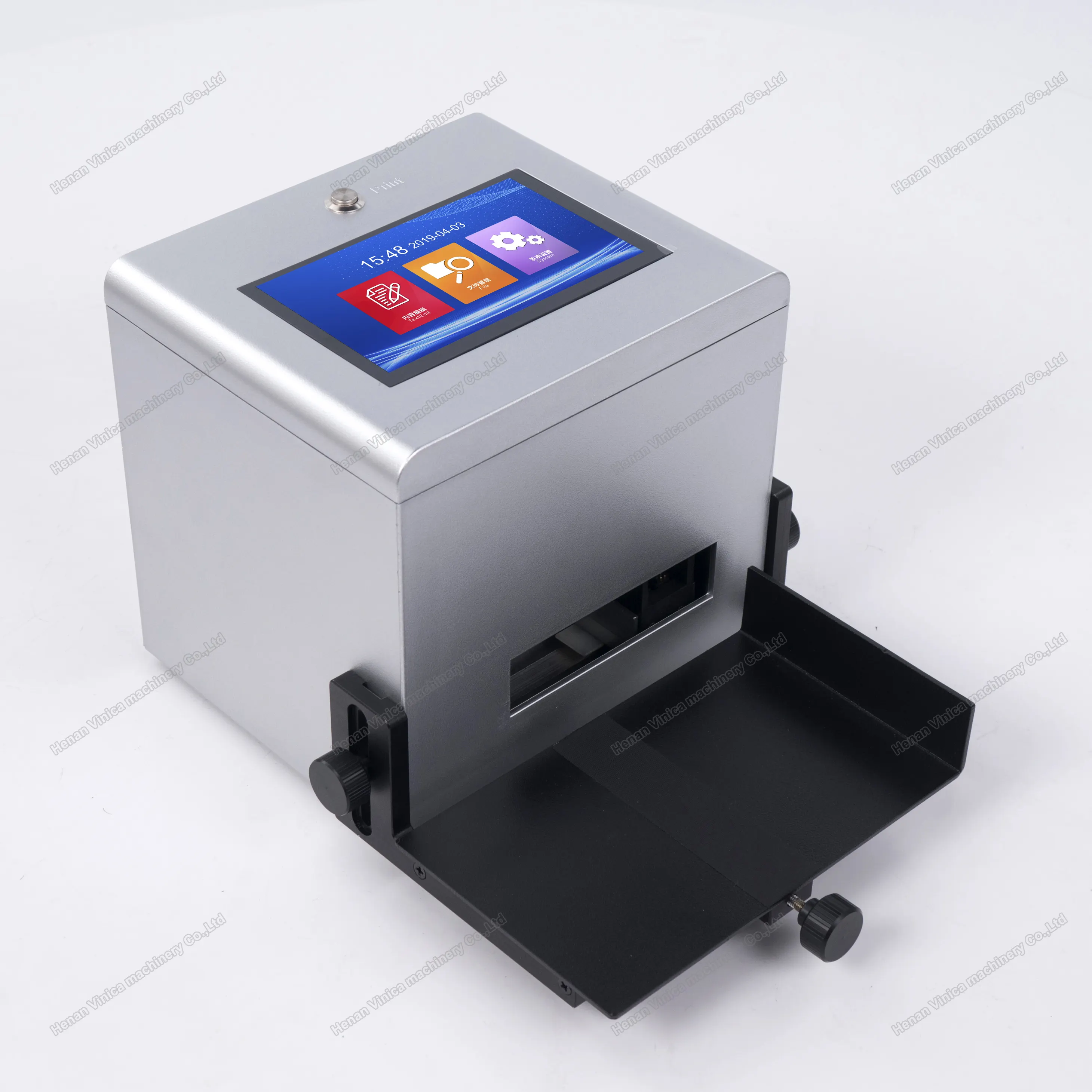 Plastic Zak Drukmachine Kleine Desktop Statische Inkjet Printer