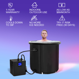 2024 Giao hàng nhanh chóng Ice Bath Máy làm lạnh nước làm mát hệ thống 0.3hp phục hồi lạnh Plunge Máy làm lạnh nước cho Ice Bath - Product Image 3