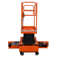 Eterlift Innen-Wartungsarbeitsbühne Vollelektrische Mini-Scherenhebebühne 300kg 3m/3,9m/4,8m Ein-Mann-Arbeitsplattform