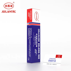 Precio de fábrica: Electrodos de soldadura sin humo de 3.2mm <span class=keywords><strong>E</strong></span> <span class=keywords><strong>6010</strong></span> para acero dulce, tipo vertical descendente, para tuberías - Product Image 4