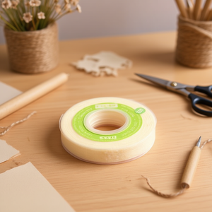 Nastro in garza ILAN 1,5 cm x 35 iarde, colore crema, per forniture artigianali - Product Image 2