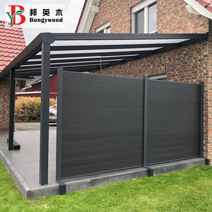 Diseño de valla y puertas de <span class=keywords><strong>cierre</strong></span> compuesto de plástico y <span class=keywords><strong>madera</strong></span> WPC de Jardín del Reino Unido - Product Image 6