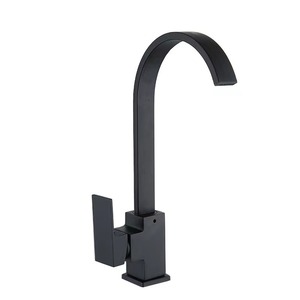 Copper <strong>Square</strong> Mixed Water Sink Faucet Single-Handle Kitchen Faucet with Rotatable Vegetable Washing Basin Hot Cold Water <strong>Tap</strong> - Product Image 1