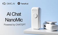 Assistant vocal intelligent HA-MIC01 ChatGPT, traduction linguistique, BT 5.4, autonomie de 8 heures, appareil d'interaction vocale IA portable, 52+