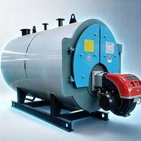 Chaudière industrielle horizontale à gaz sous vide pour eau chaude 0,7 MW, sur mesure, entièrement automatique, haute efficacité, sûre et stable
