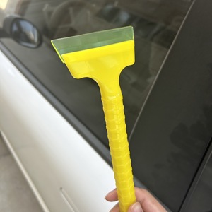 Chongteng Ice Scraper Yellow <b>ABS</b> Multi Functional Car Snow Remover Tool - Product Image 3