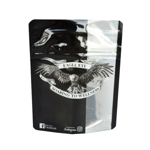 Custom Printed 3.5g 5 Gallon 1lb Resealable Child Resistant Mylar Ziplock Bags Smell Proof Pouch For Food Storage