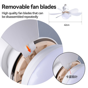 Hiện đại LED Quạt Trần Đèn E27 3 màu sắc thay đổi độ sáng 3 tốc độ gió điều khiển từ xa 30 Wát có thể tháo rời cánh quạt Đèn chùm fan hâm mộ ánh sáng 30 Wát - Product Image 6