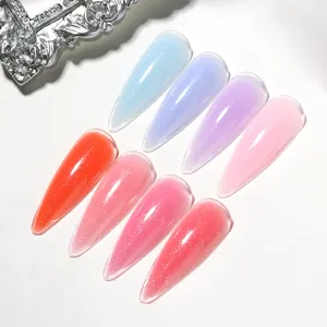 KNC Private Label Polygels Nails Extension Poly Nail Gel Muestra gratis Ventas al por mayor 30ml 26 colores Acrílico Gel duro Profesional - Product Image 2