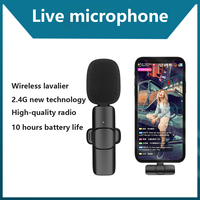 Système de microphone cravate sans fil GAW-910 2,4G, portée de 30 m, réduction du bruit, design léger pour appareils photo reflex numériques, conférences