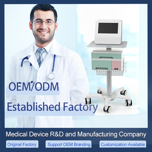 Chariot à moniteur patient ECG médical mobile en métal durable de style industriel chariot à hôpital <span class=keywords><strong>fixe</strong></span> pour ordinateur tablette en alliage d'aluminium - Product Image 2