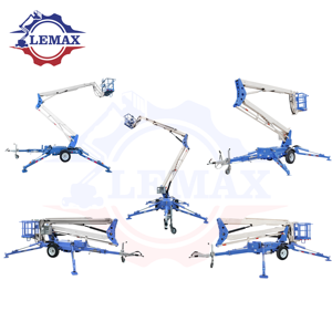 Towable Boom Lift Cherry Picker mit CE-ISO-Zertifizierung Fabrik preis für zuverlässige industrielle Arbeiten mit hoher Reichweite im Freien - Product Image 2