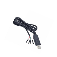 Convertidor USB a Serial UART TTL de 4 Pines CH340G, Cable Adaptador USB a COM