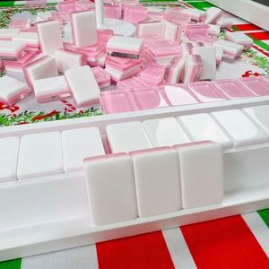 Juego de <span class=keywords><strong>Ludo</strong></span> Personalizado de Tres Capas, Acrílico Imitación Jade, Plegable, Duradero, de Lujo, Estilo Americano Moderno, Temático de Navidad, 160 Juegos - Product Image 4